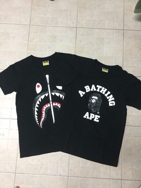 BAPE shark/ original, Men's Fashion, Tops & Sets, Tshirts & Polo Shirts ...