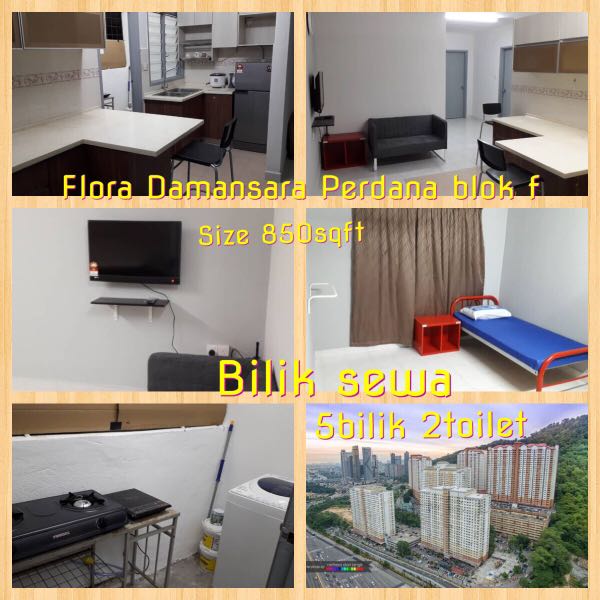 Bilik Sewa Flora Damansara Perdana Blok D E F H Property Rentals