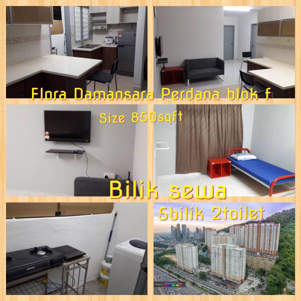 Bilik Sewa Flora Damansara Perdana Blok D E F H Property Rentals