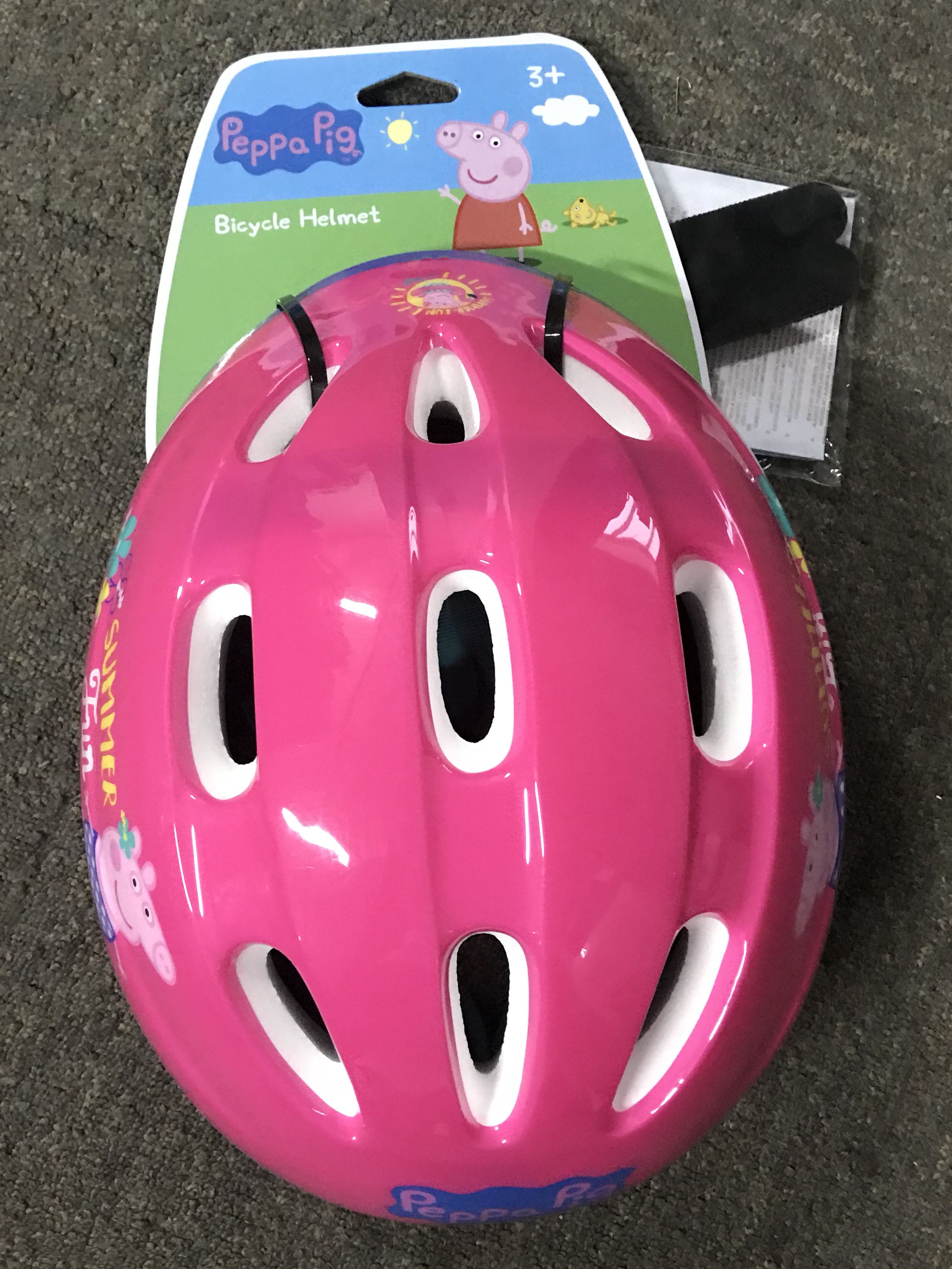 peppa pig bike helmet for 2 year old