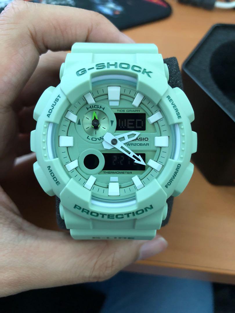 g shock mint green