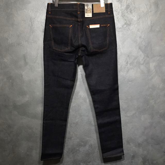 Bnwt Nudie Lean Dean Dry Slow Dark Men S Fashion Clothes On Carousell