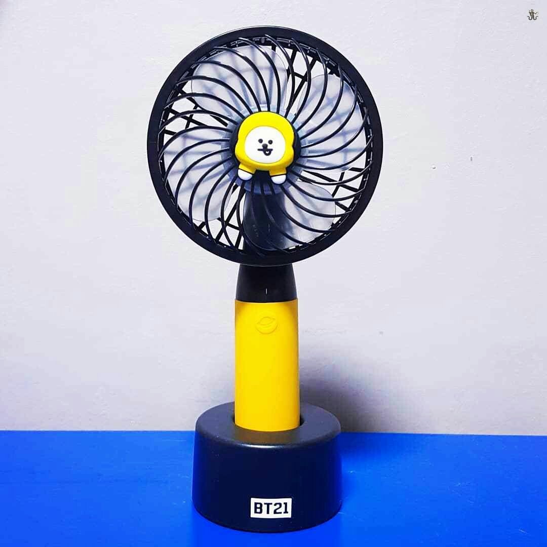 Bt21 Official Chimmy Handy Fan, Hobbies & Toys, Collectibles & Memorabilia,  Fan Merchandise On Carousell