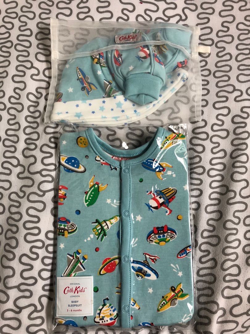 cath kidston baby sleepsuit