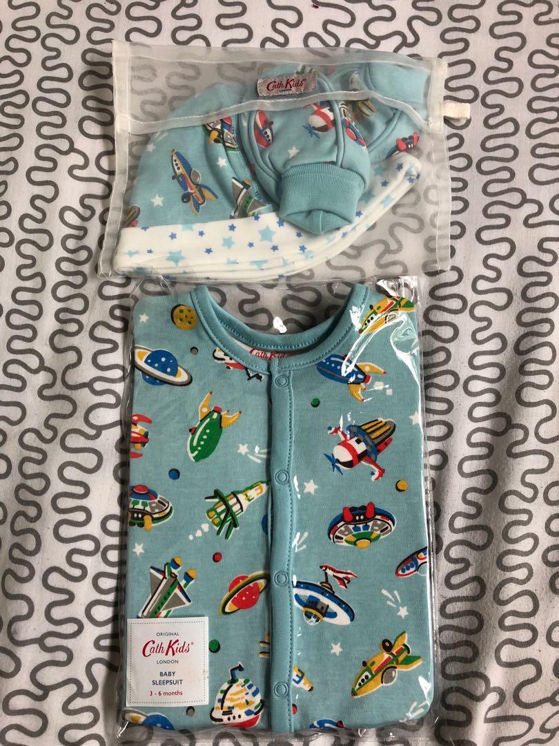 Cath Kidston Baby Sleepsuit Spaceship