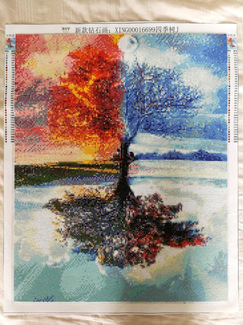 Completed Diamond Painting Rhinestones Diamond Painting Mosaic