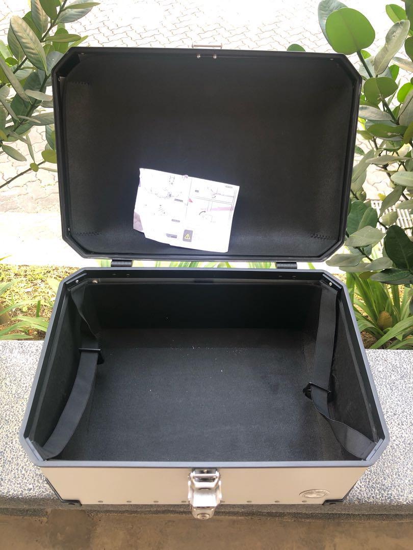 Coocase 60L Aluminium Topcase (comes with bottom bracket), Motorcycles ...