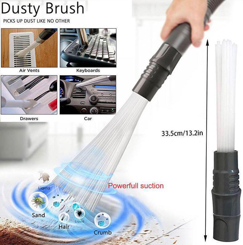 2018 Dust Daddy Brush Universal Dirt Remover Vacuum Suction Tube Cleaning Tool 