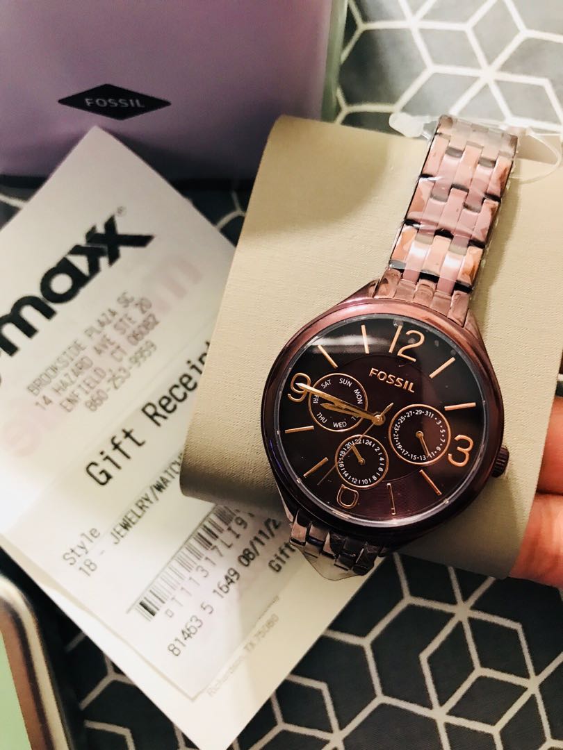 Fossil Ladies watch BQ3288 Red/Burgundy 