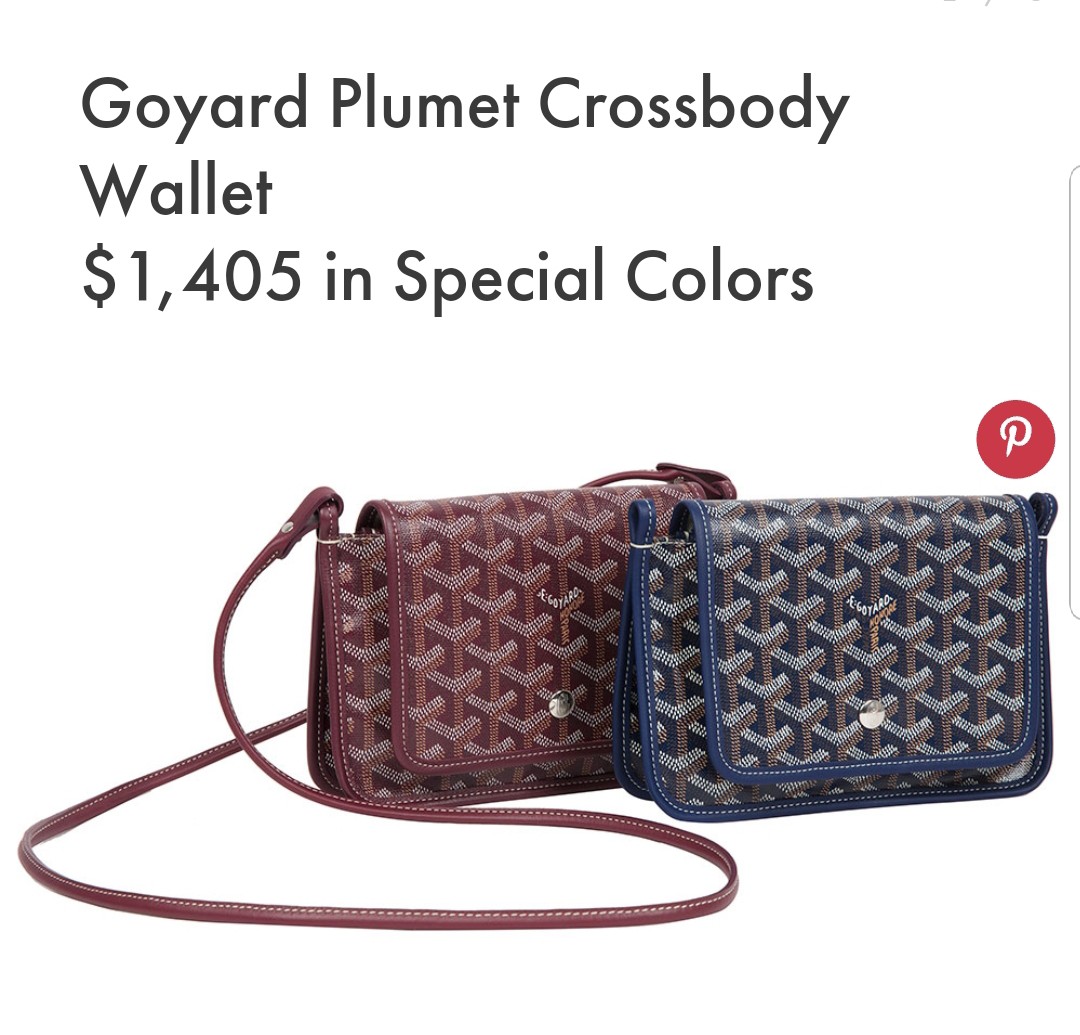 goyard plumet crossbody wallet
