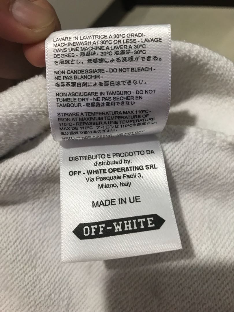 Off white virgil hot sale abloh hoodie 2013