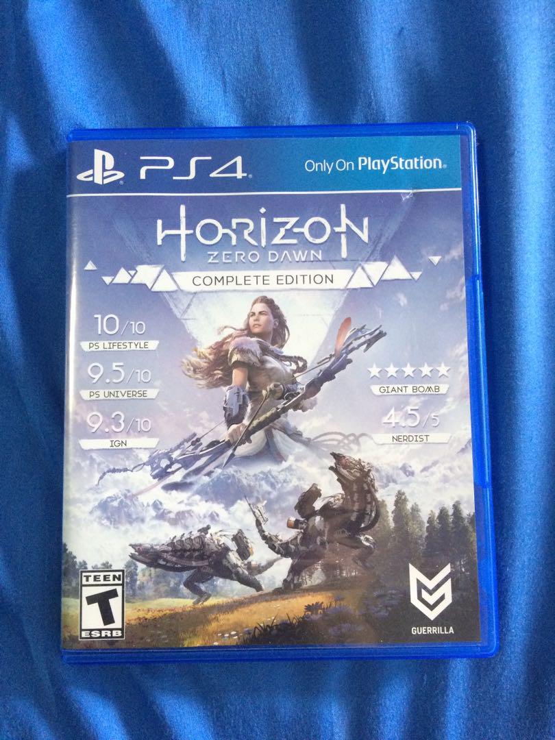 Horizon Zero Dawn Ps4 Toys Games Video Gaming Video Games On Carousell