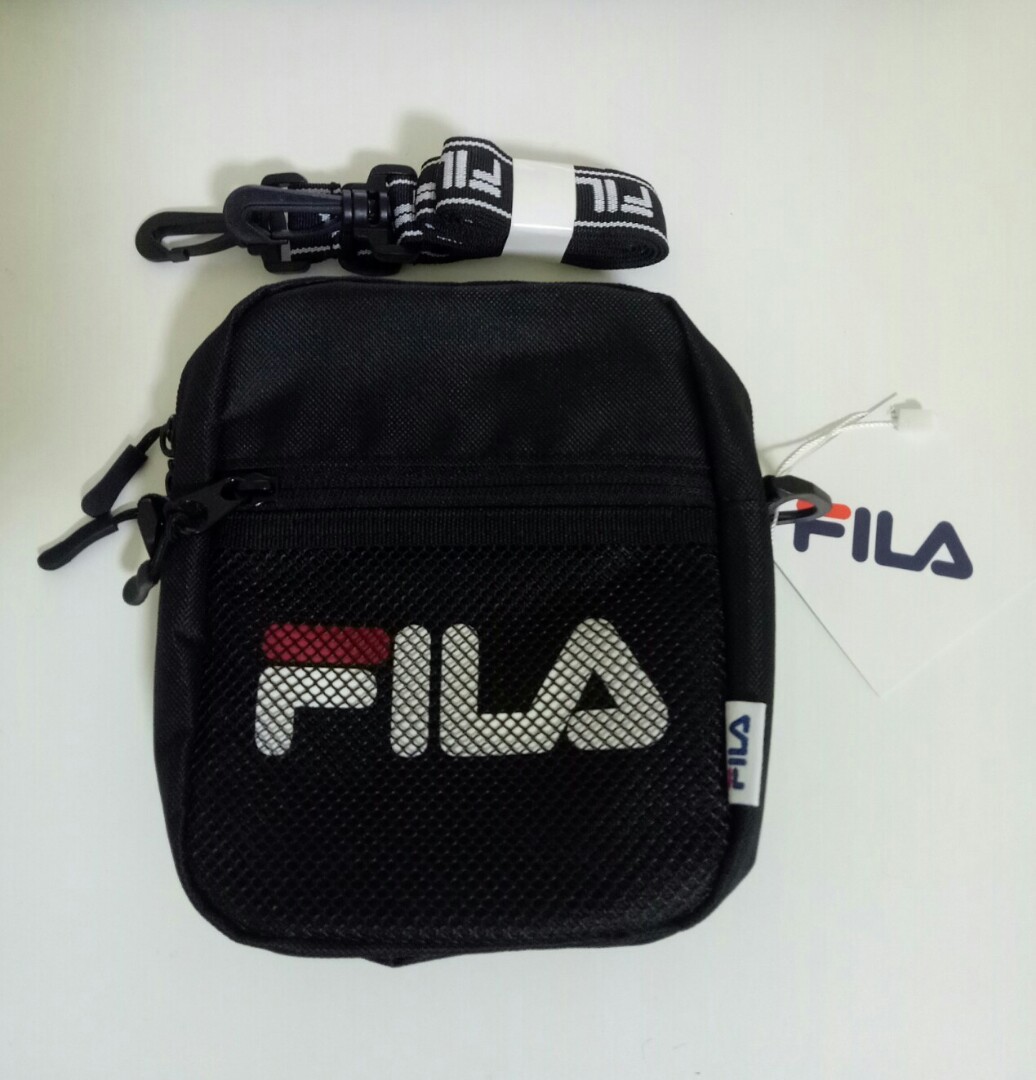 fila sling bag black