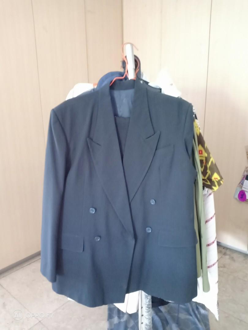 Jas Jaket ala eighties gaya vintage retro 80an, Olshop Fashion