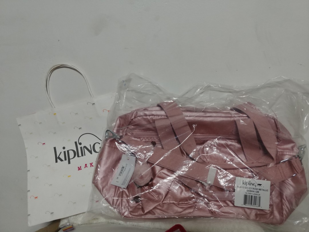 Kipling icy rose hotsell metallic
