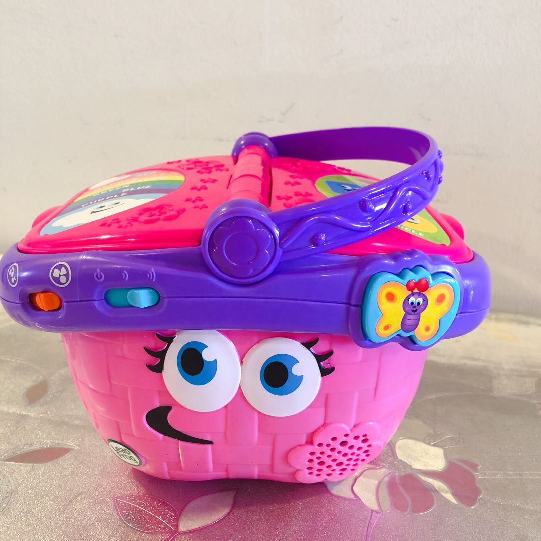 pink picnic basket toy