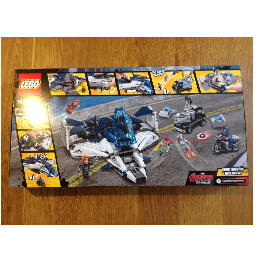 LEGO 76032 - Marvel Heroes / Age of Ultron - The Avengers Quinjet Chase (NEW), Hobbies & Toys 