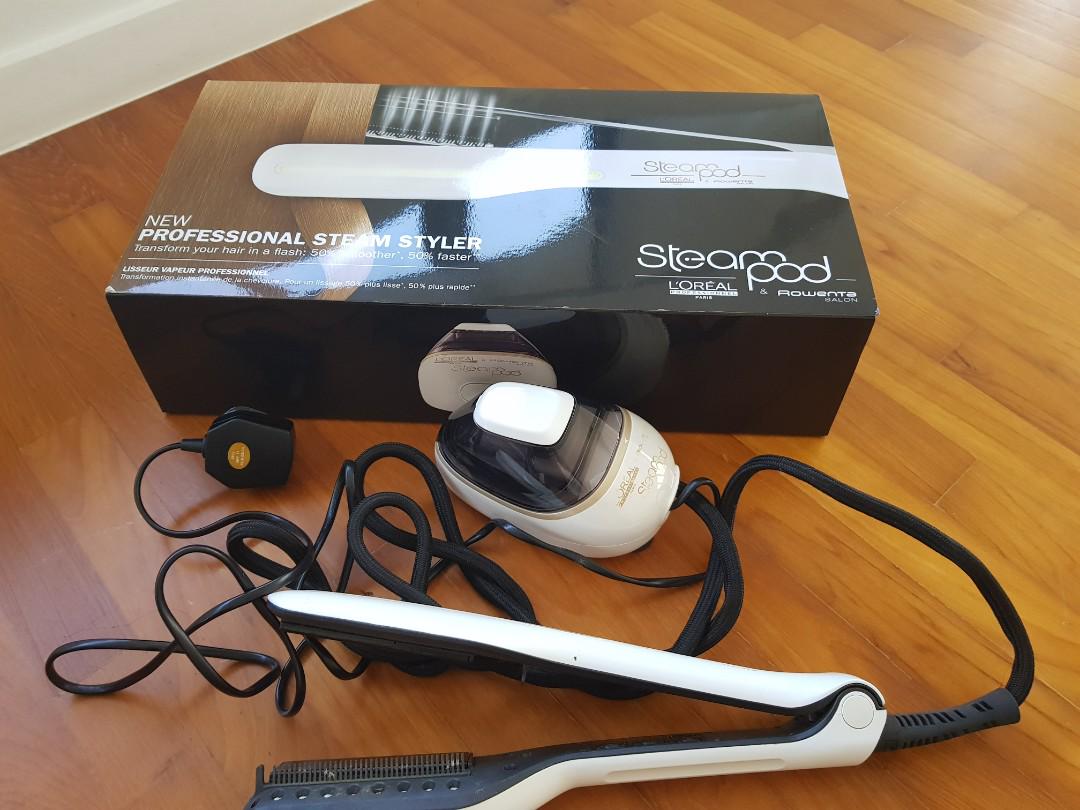 Loreal Steampod Hair Straightener Electronics Others On Carousell