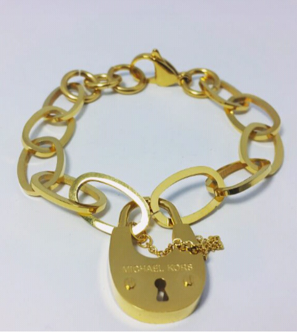 michael kors gold plated bracelet