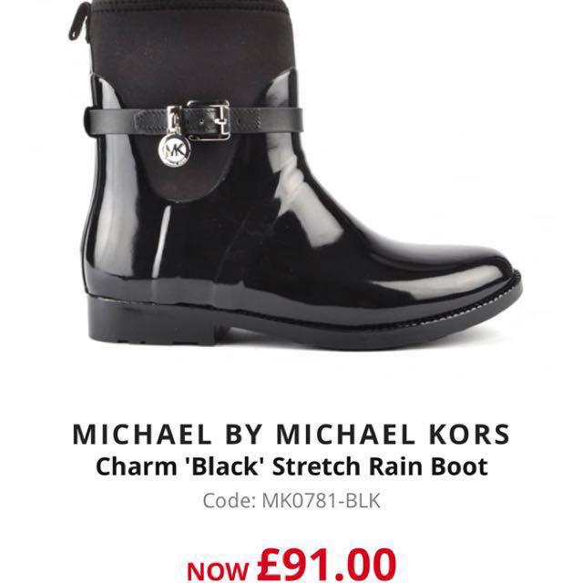 michael michael kors charm stretch rain boot