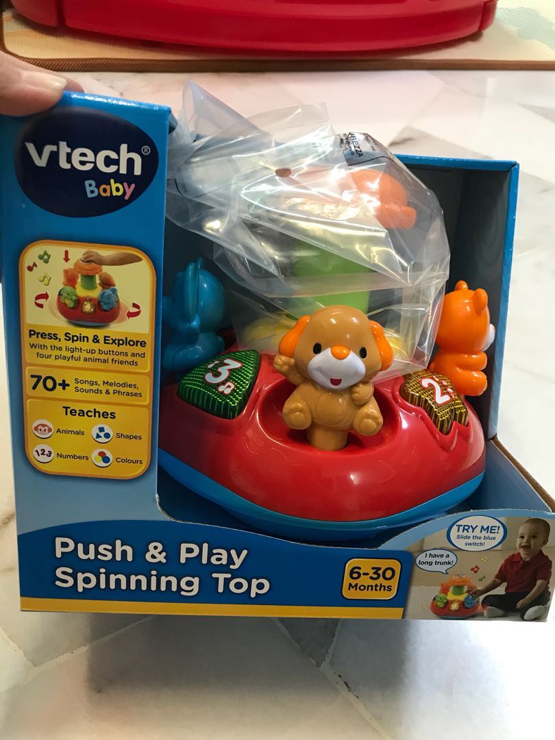 Vtech push & play top spinning top