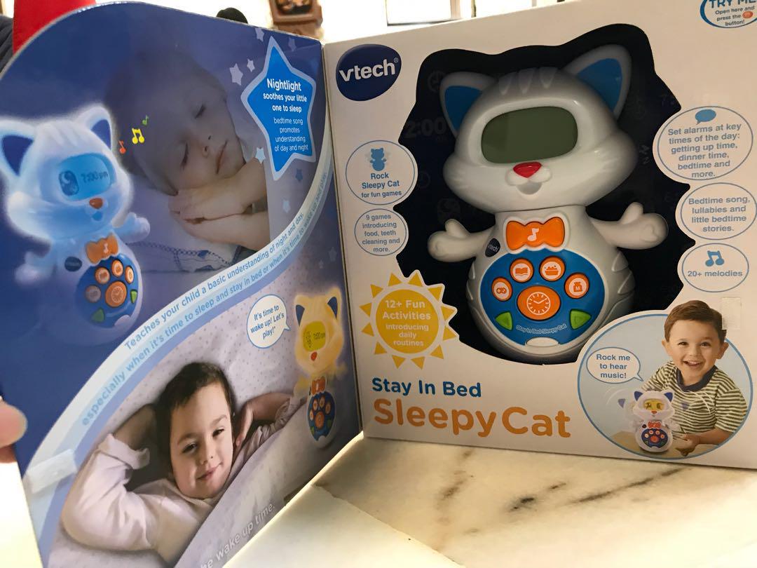 Vtech stay in store bed sleepy cat