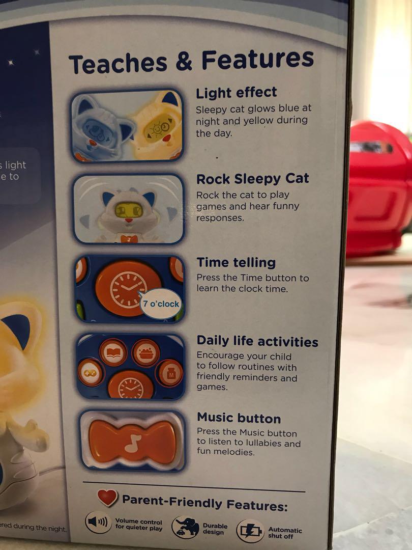 Vtech stay in bed 2025 sleepy cat