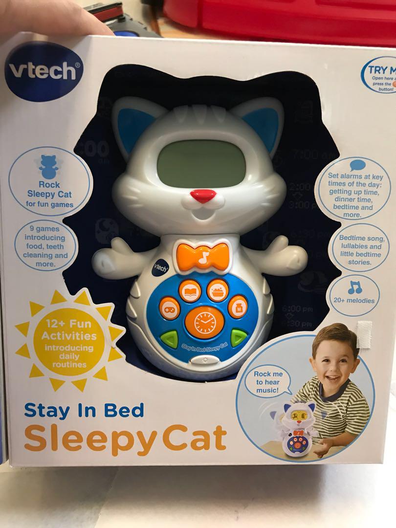 Vtech stay in store bed sleepy cat