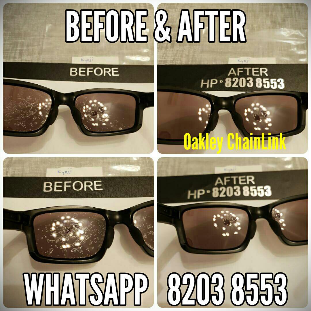Oakley lens coating peeling sale