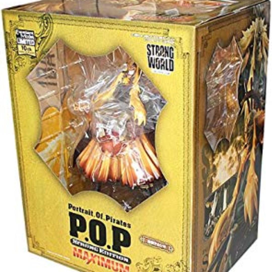 One Piece P O P Figurine Gold Lion Shiki Toys Games Bricks Figurines On Carousell
