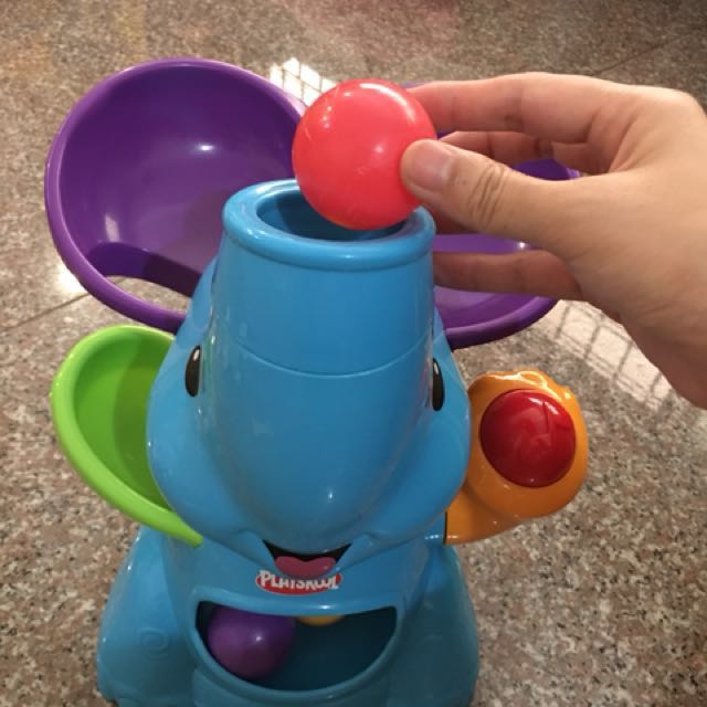 playskool elephant ball popper blue