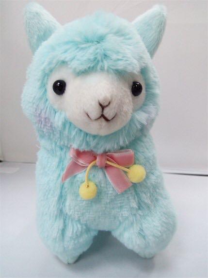 pastel llama plush