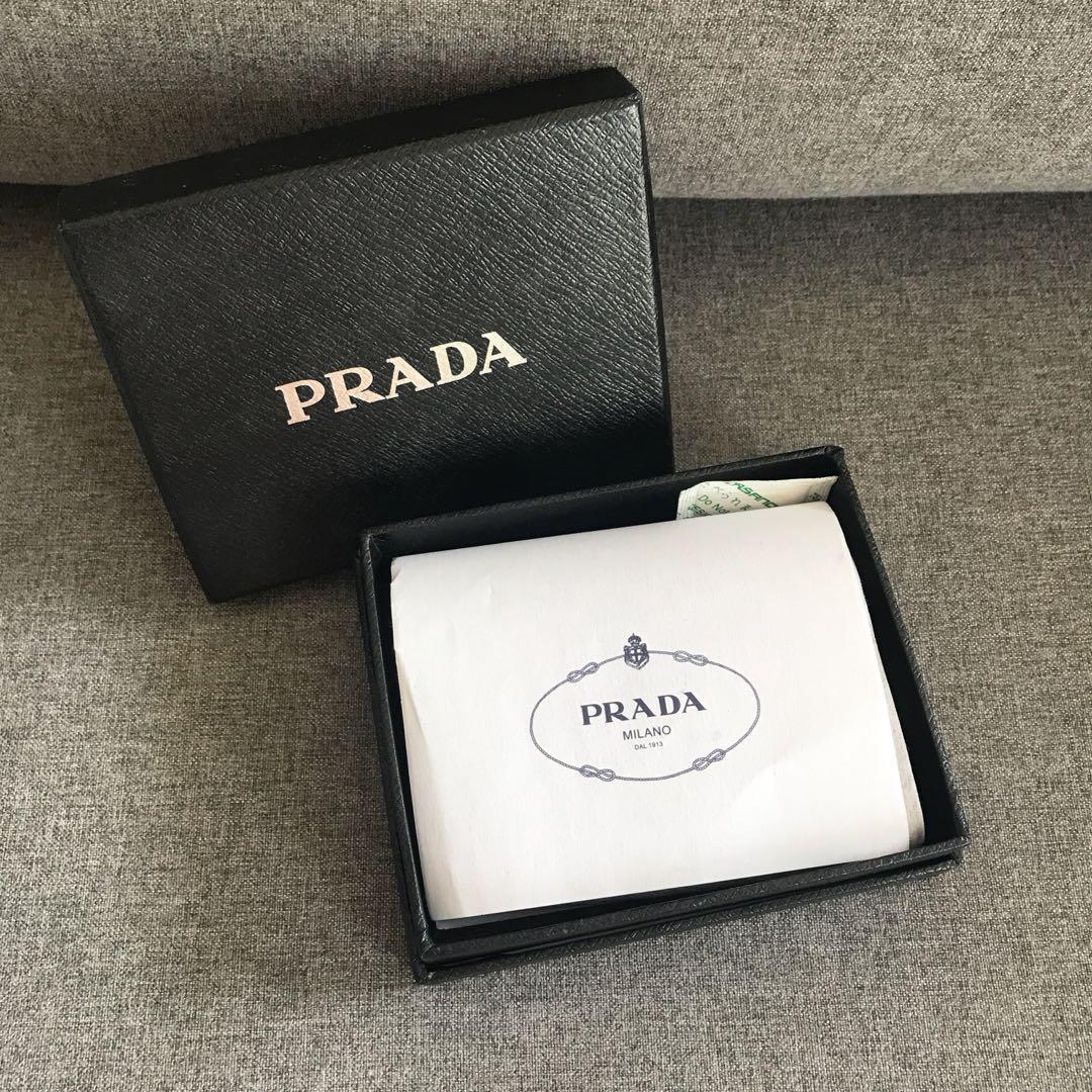 Prada name card holder - prada business card holder, Luxury, Accessories on  Carousell