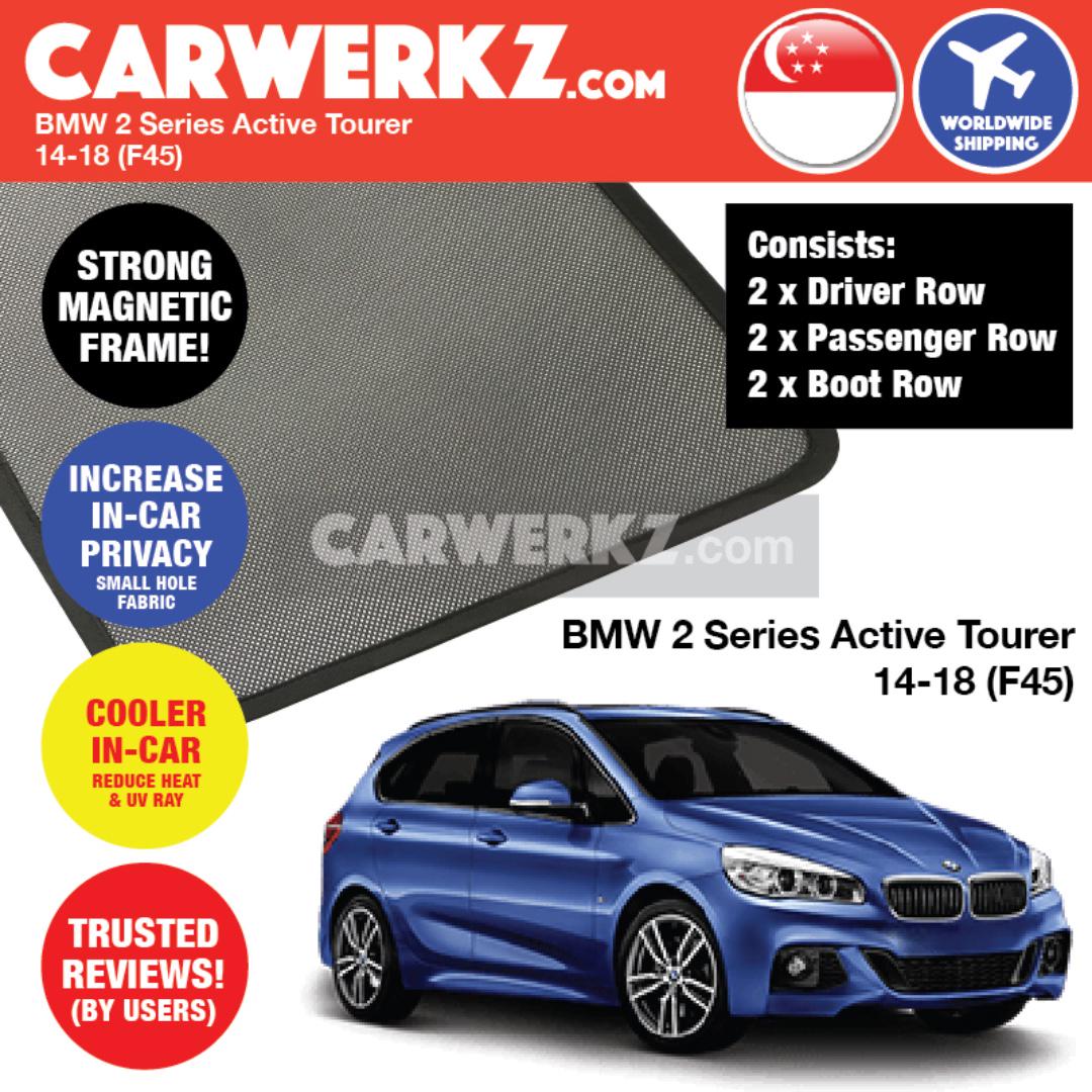 Quality Bmw 2 Series Active Tourer 2014 2017 F45 Magnetic Sunshades Car Accessories Accessories On Carousell