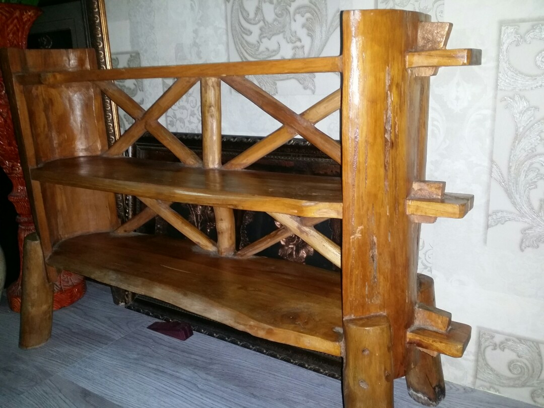 Rak Kasut Antik Jati Home Furniture Furniture On Carousell