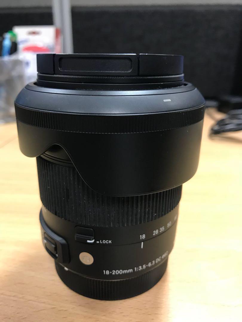 Sigma 18 0mm F3 5 6 3 Dc Macro Os Hsm For Canon Photography Lenses On Carousell