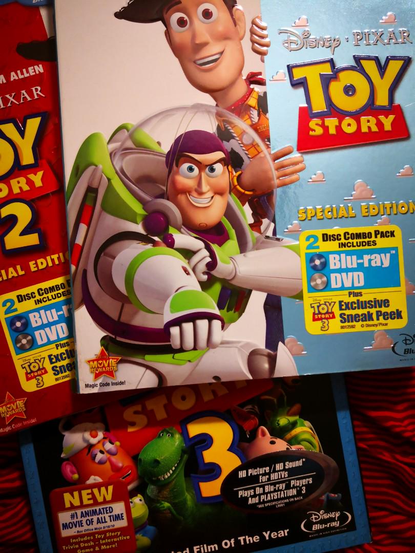 The Toy Story 1/2/3, Hobbies & Toys, Music & Media, Cds & Dvds On Carousell