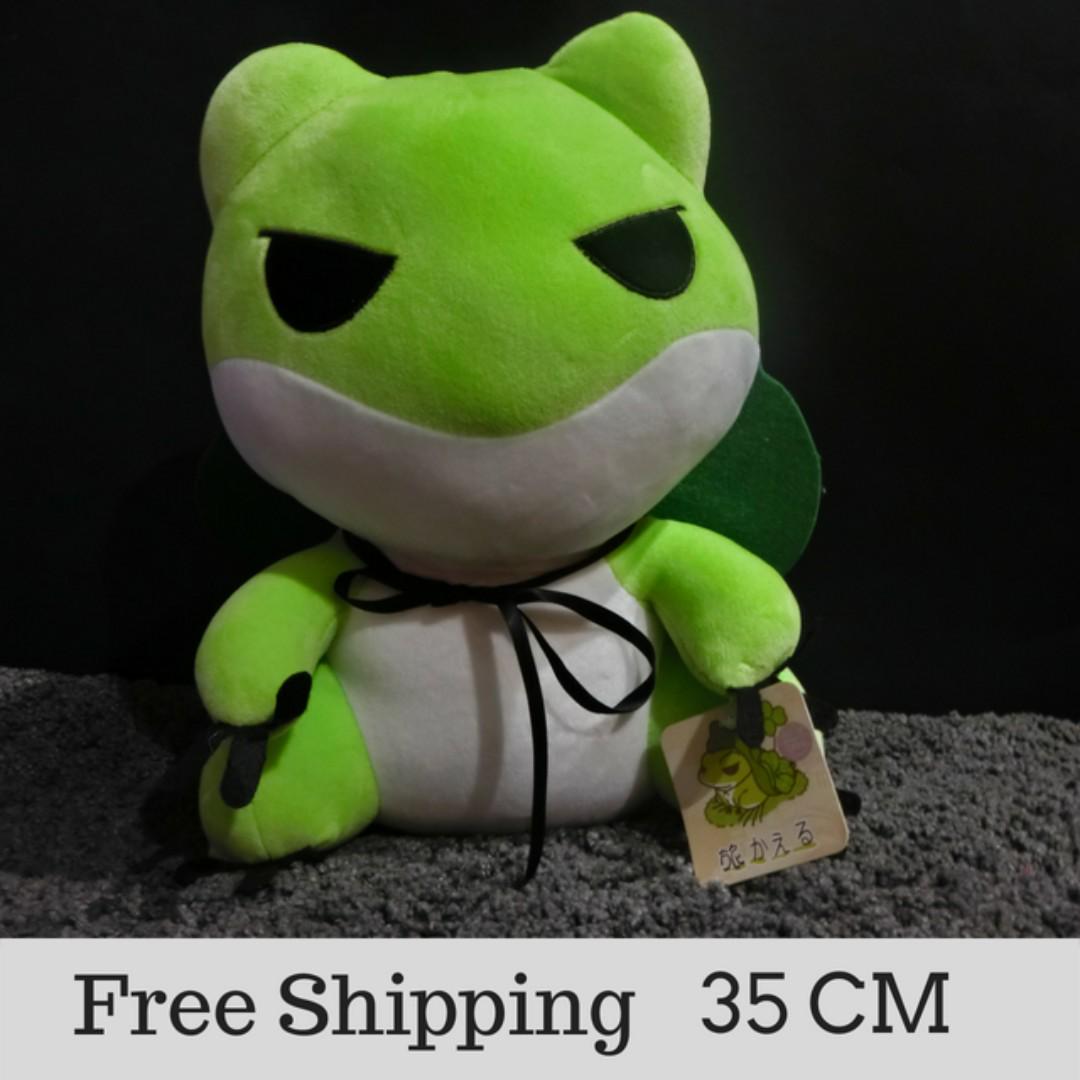 Travel frog plush sale