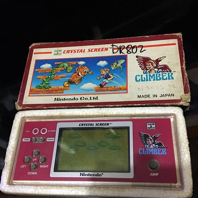 Vintage Nintendo Game And Watch See Through Crystal DR-802 Climber Game, Video Video Game Consoles, Others on Carousell