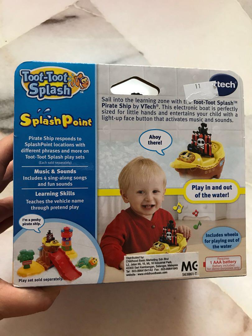 Vtech toot toot deals splash pirate ship