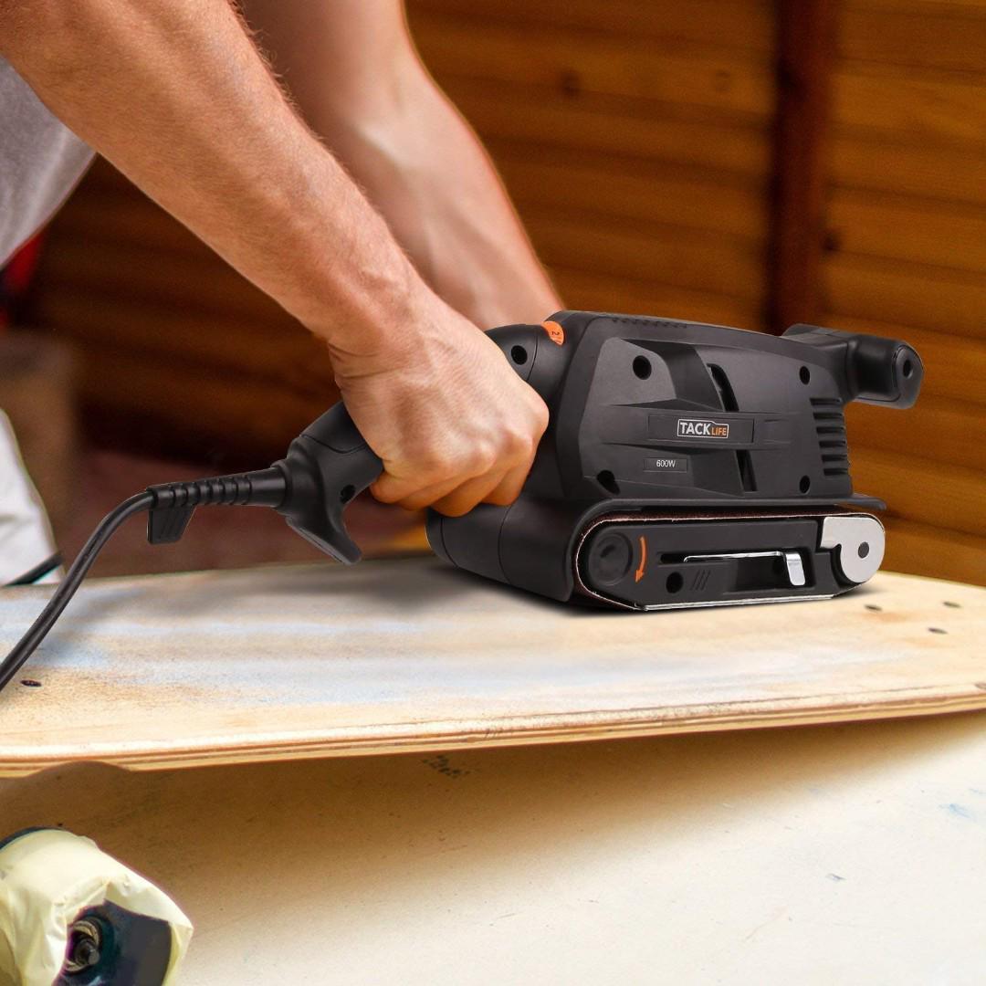 1371 Belt Sander Tacklife 600w Sander Machine With Dust