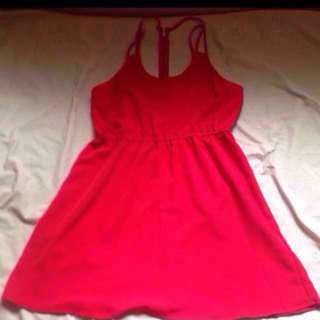 red dress