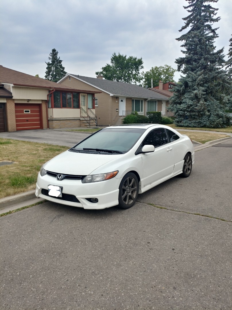 2007 Honda Civic Coupe EX - 5 sped manual - HFP kit and rims