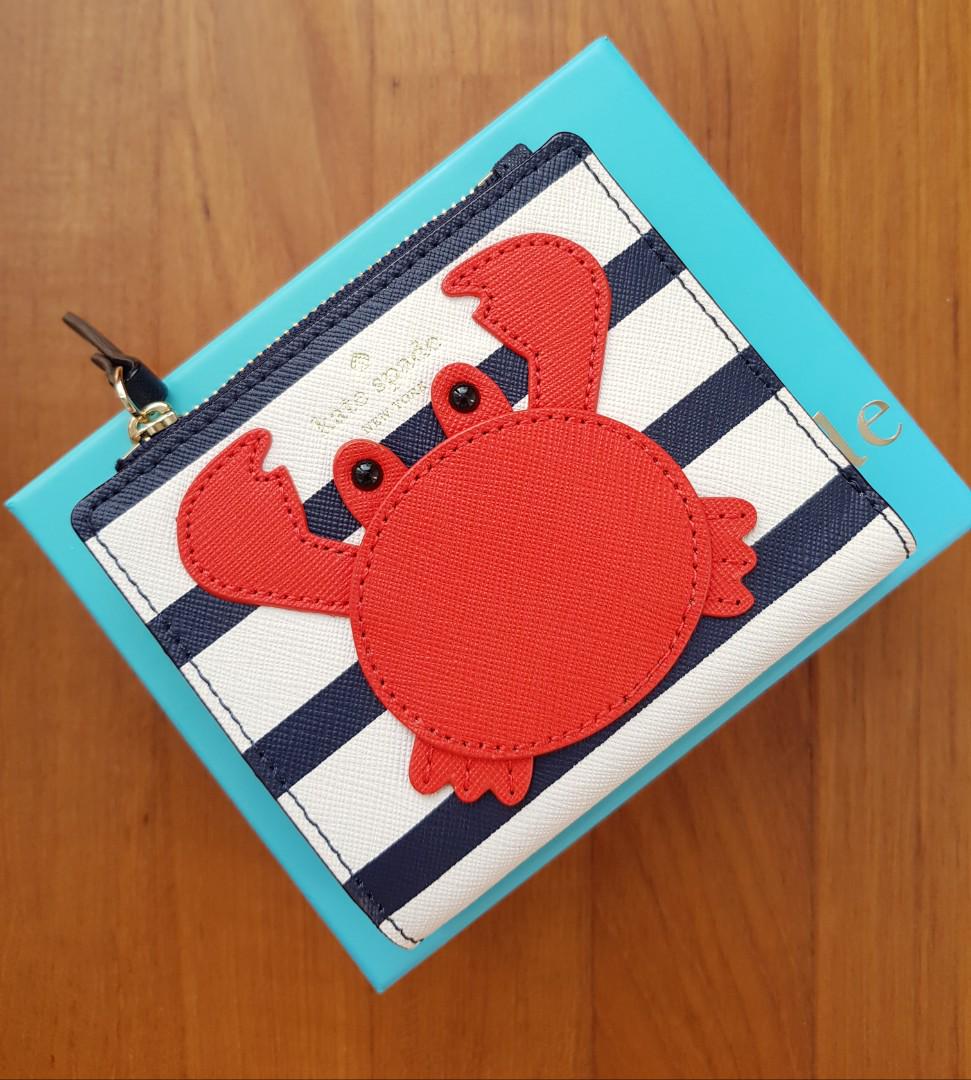 Kate spade crab wallet deals