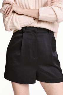 H&M Satin Short (Navy Blue)