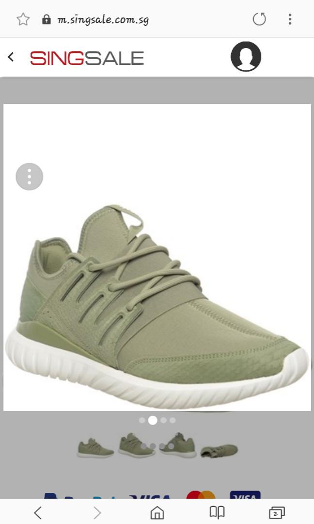 adidas tubular radial khaki
