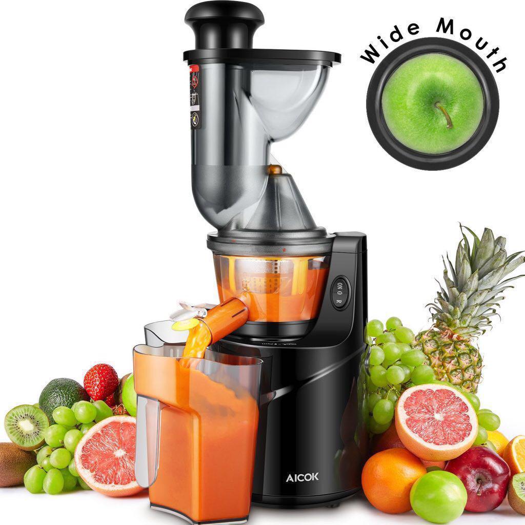 Aicok SD60K Masticating Juicer Slow Juicer, Aicok Cold Press Juicer