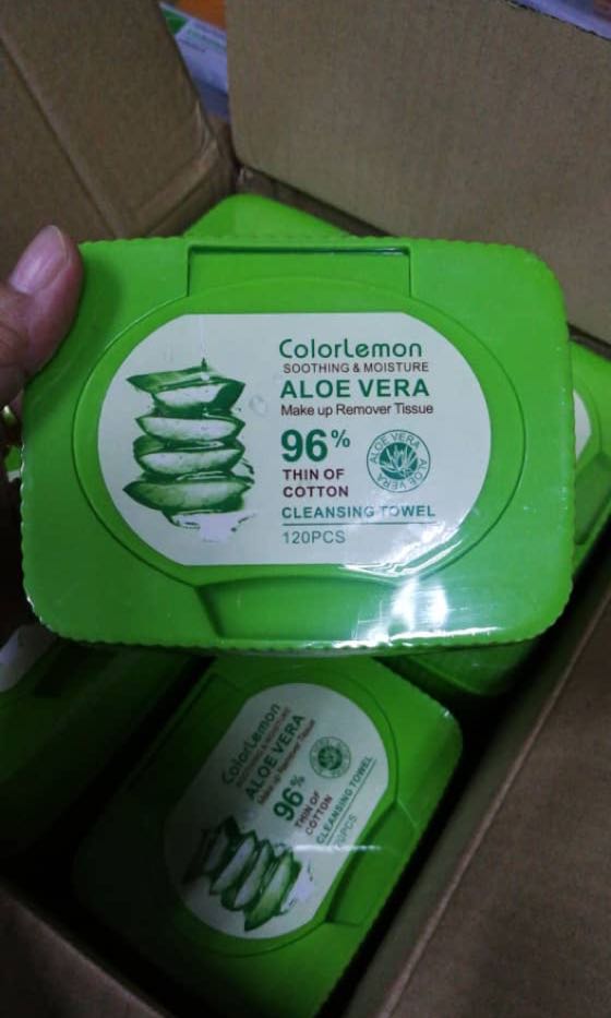 Aloe Vera Makeup Remover Wipes Health Beauty Makeup On Carousell
