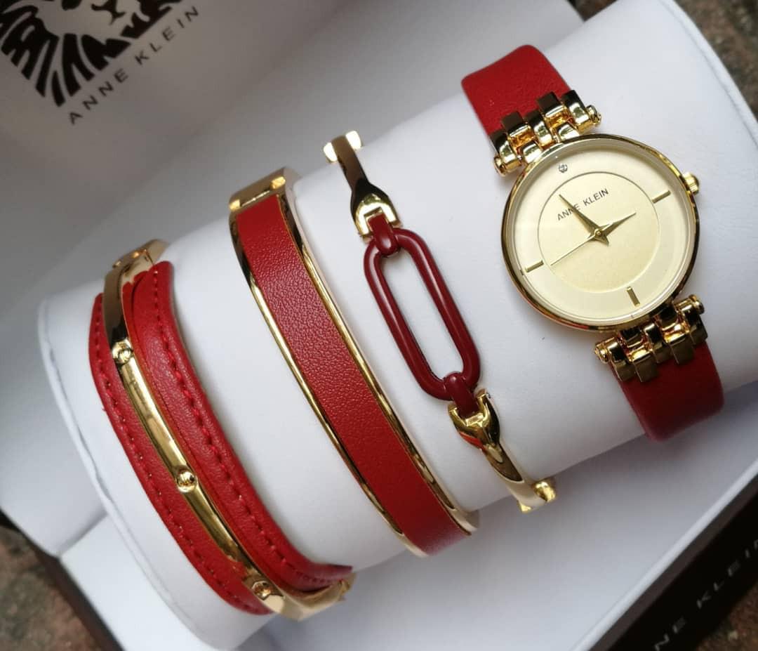 Anne klein watch red deals