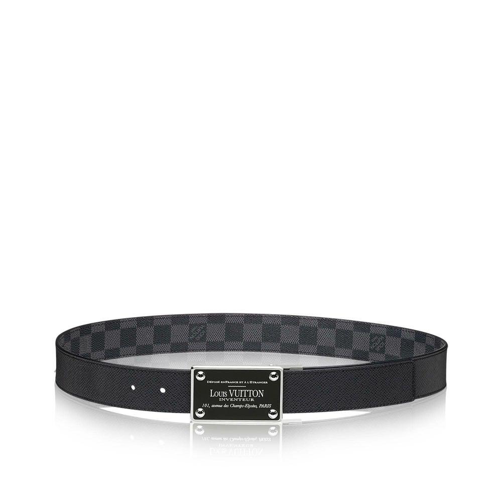 Louis Vuitton Neo Inventeur Reversible Belt Damier Graphite, Luxury,  Accessories on Carousell